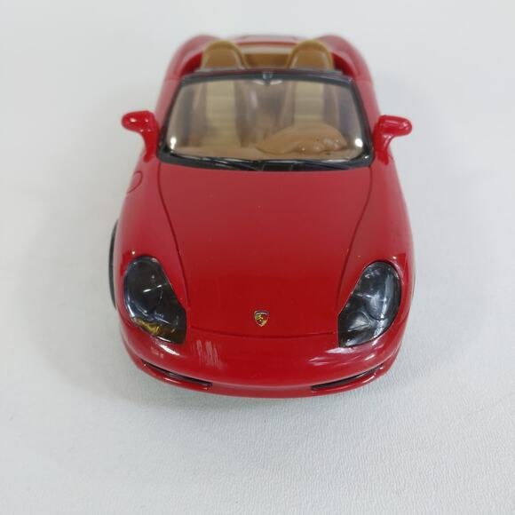 Radio Shack Toymax Porsche Boxster Remote Control Car 2000 NO REMOTE USED 1:24 - Picture 4 of 7